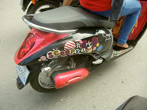 Motorbike decorations